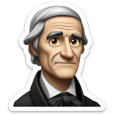 Ralph Waldo Emerson discussing sticker