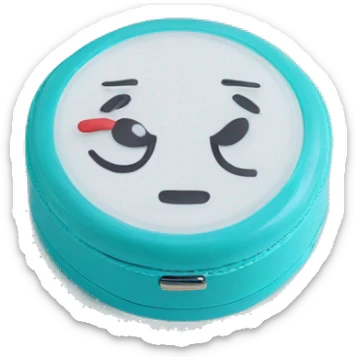 prescription contact lenses travel mini case sticker