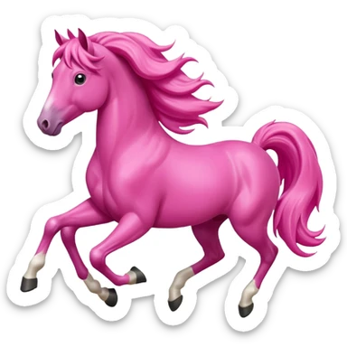 Pink Horses sticker
