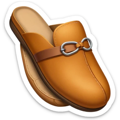 Hand holding a slipper 2d sticker