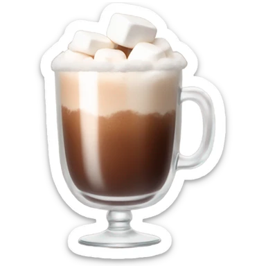 Cacao with marshmallows  sticker