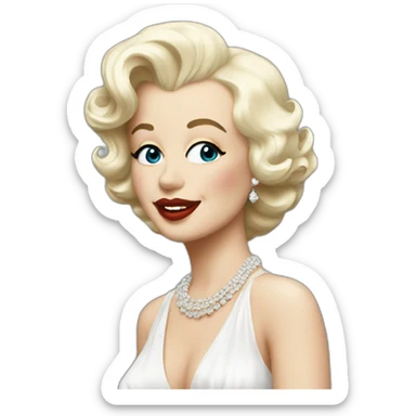 Marylin Monroe  sticker