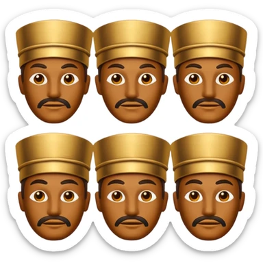 sanxingdui bronze man emoji set sticker