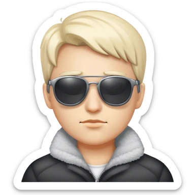 🥶 combined with the glasses of 😎 sticker