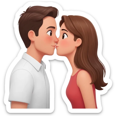 Kisses sticker