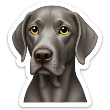 Braque de weimard sticker