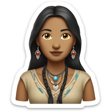 Pocahontas sticker