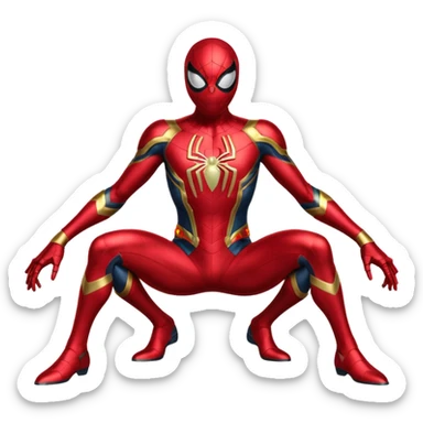 Iron spider big time suit sticker