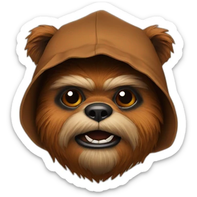 Ewok sticker