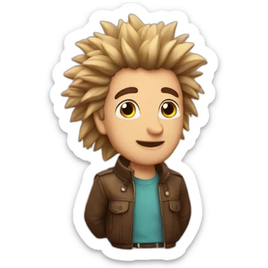 Hedgeoge Birthday gift sticker