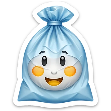 a plasticbag sticker