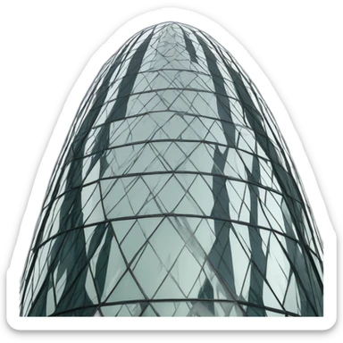 The Gherkin London sticker