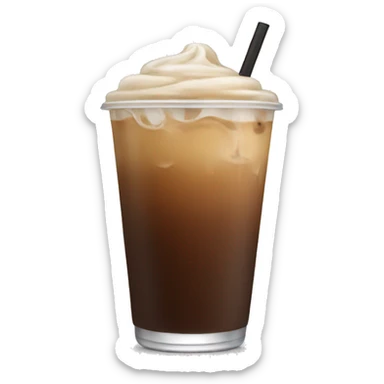 Iced coffee sticker