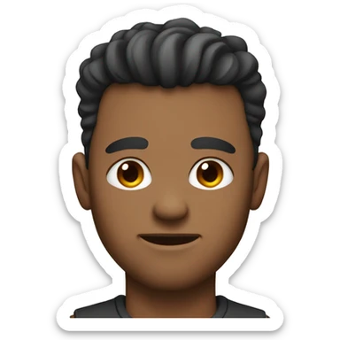 a guy with a serious jaw line sticker