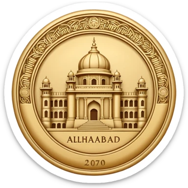 I want the emoji of the logo of allahabad university sticker