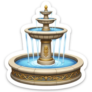park Fountain sticker