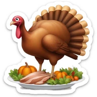 Thanksgiving turkey  sticker