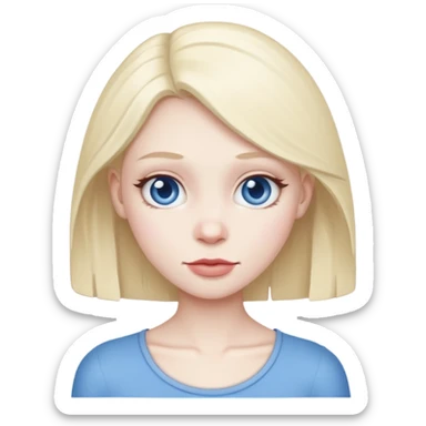 Bonnie Blue skinny sticker