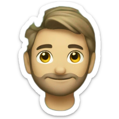 Sméagol hoarding four-leaf clovers sticker