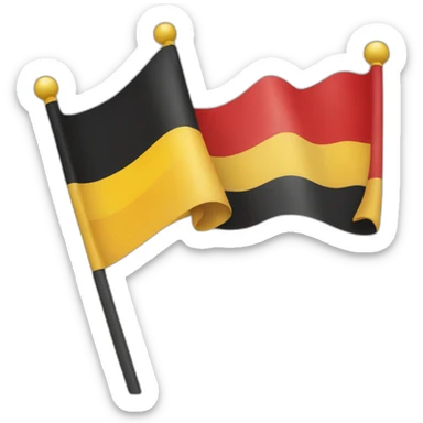 drapeau espagnol et allemand sticker