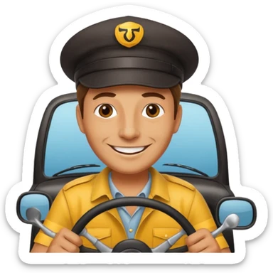 taxi driver sticker