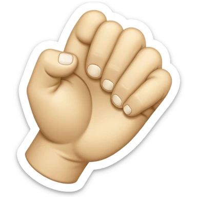 emoji of why i oughta with wind up fist sticker