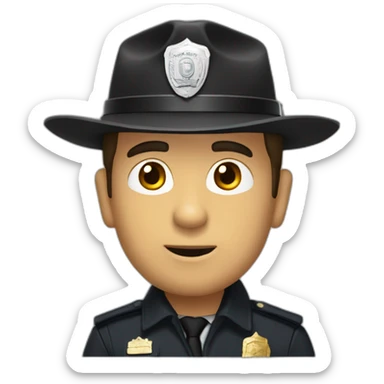 el comandante de policia la pelicula sticker