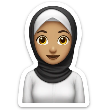 hijab girl i dont know  sticker