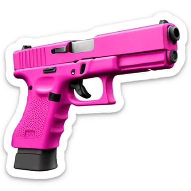 Pink glock sticker