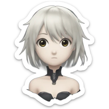 Lunar Tear from Nier Automata sticker