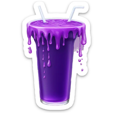 drippy lean purple drink sticker