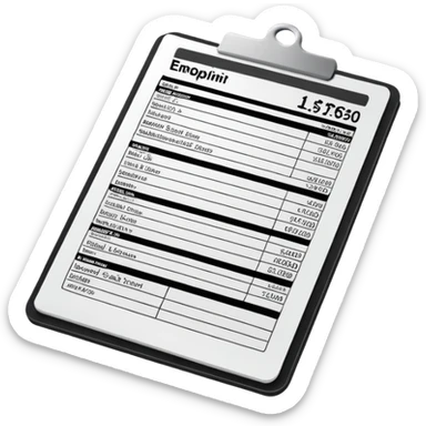 Upload bank statement sticker