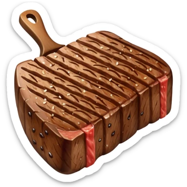 Big juicy steak sticker