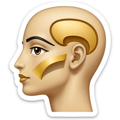 Use similar method of Egyptian non positional number system and recreate the process of a stroke and the difference strokes that could be. And representing non position number in this Egyptian  10 in modern emoji form. Heel Bone sticker