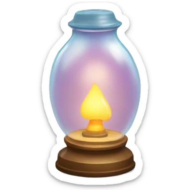  A cute fairy lamp sticker