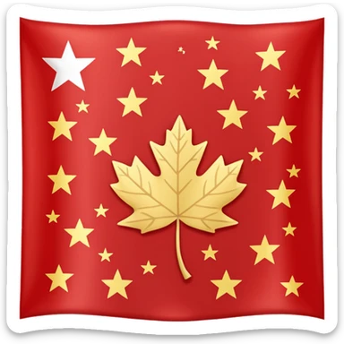 Chinar flag it has 80,000 stars sticker