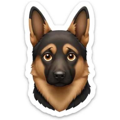 german shepherd sticker