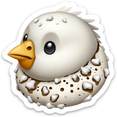 bird droppings
 sticker