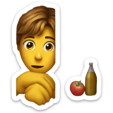 hiding in a cupboard sticker