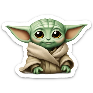 baby yoda  sticker