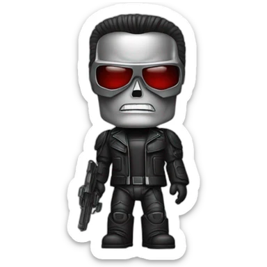 terminator t-800 sticker