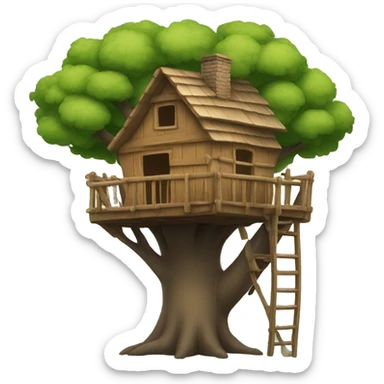 Treehouse sticker