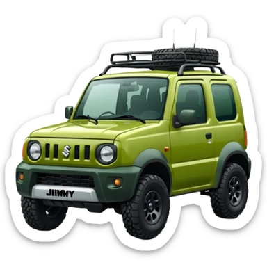 Suzuki jimny green colour sticker