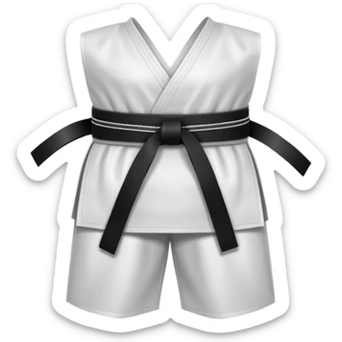 karate belt sticker