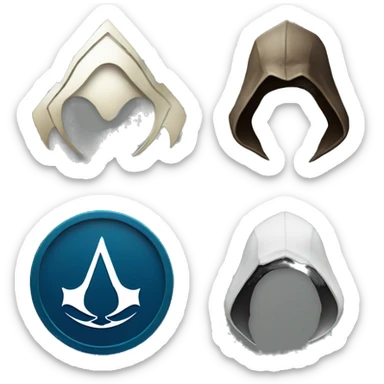 Assassins creed logo sticker