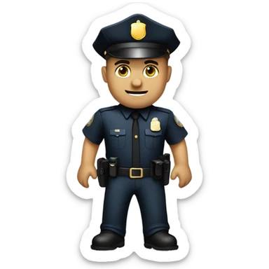 Cop sticker