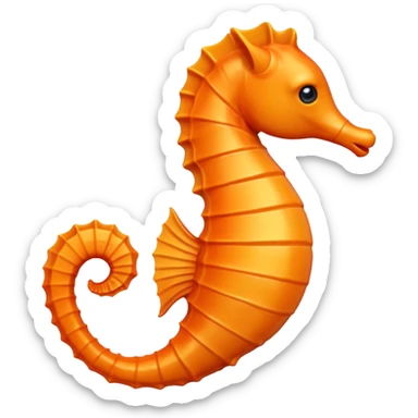 Make a seahorse emoji  sticker