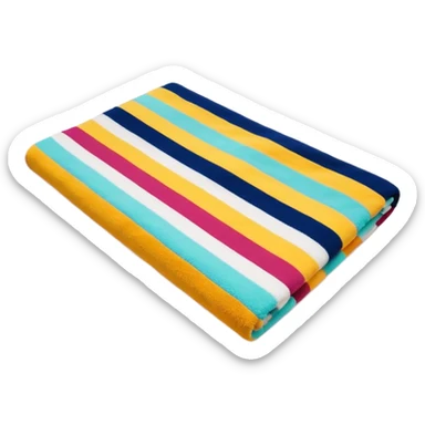 beach towel sticker