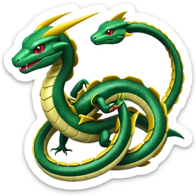 Mega rayuaza emoji sticker