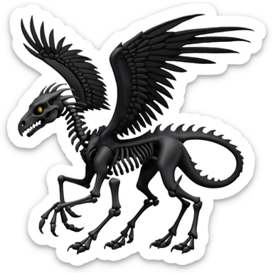 Thestral sticker